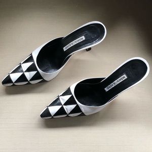 Manolo Blahnik Pointy Toe Mule Heels Size US 7.5